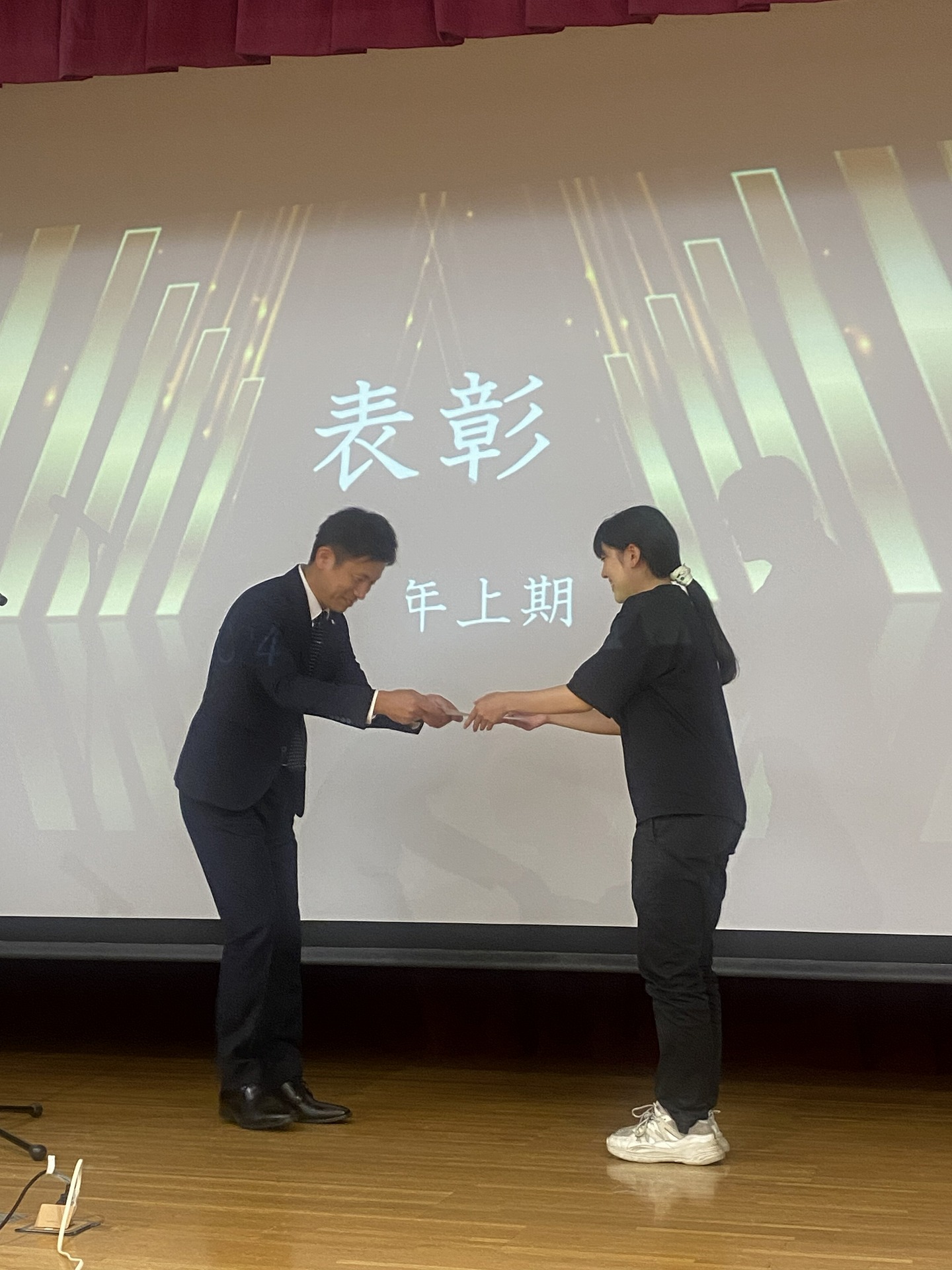 社内表彰式の様子